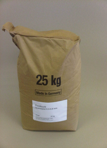 Quartz sand 0.3-0.8 mm/25 kg